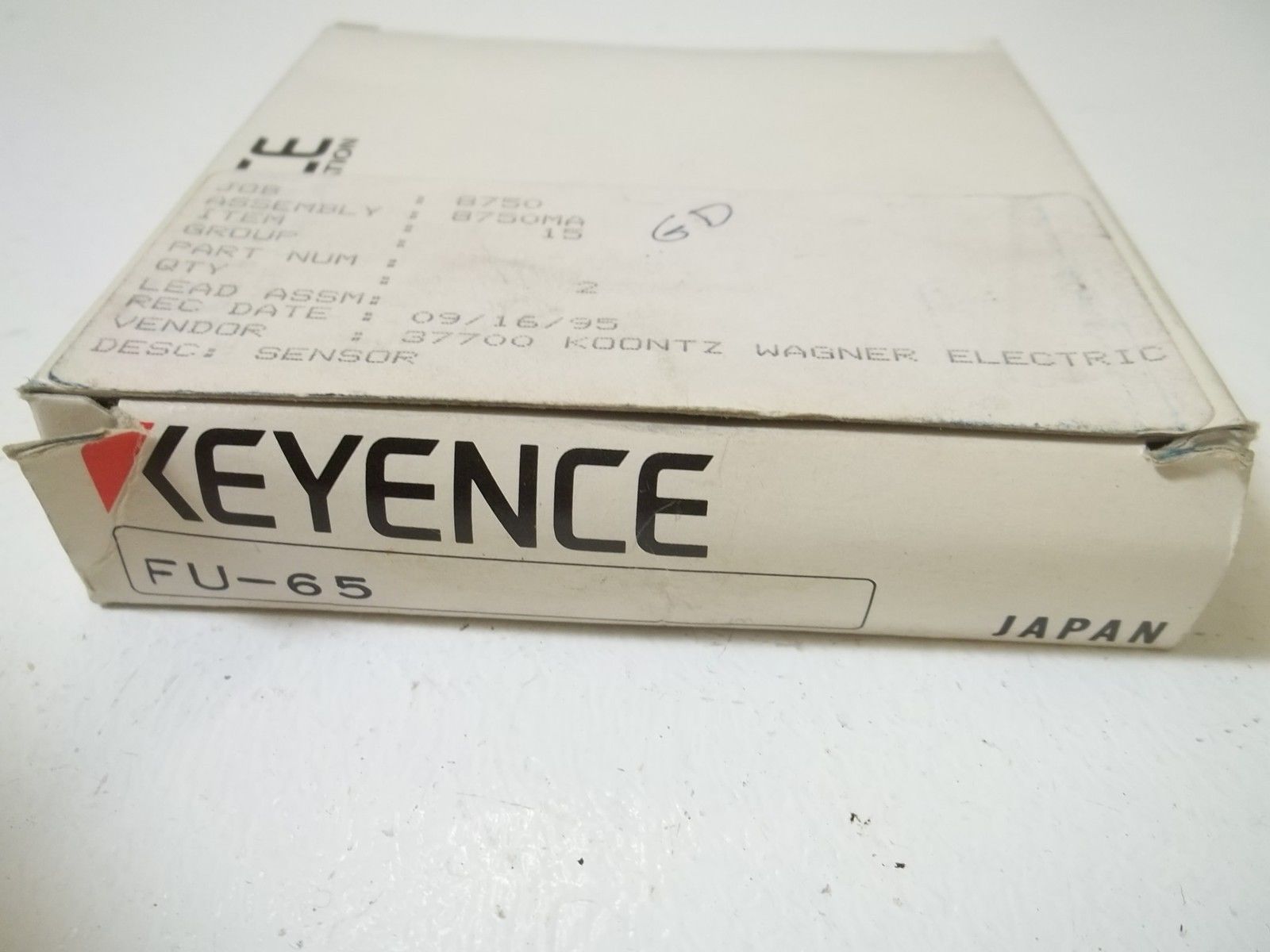 KEYENCE FU-65 PHOTOELECTRIC REFLECTIVE FIBEROPTIC NSMP