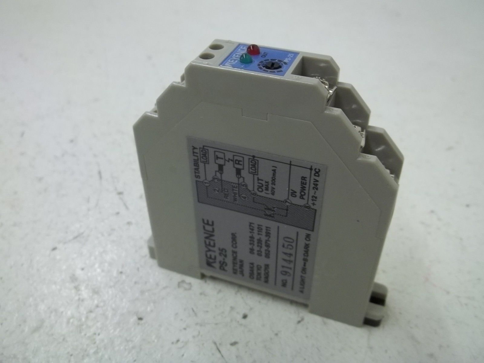 KEYENCE PS-25 12-24VDC NSMP