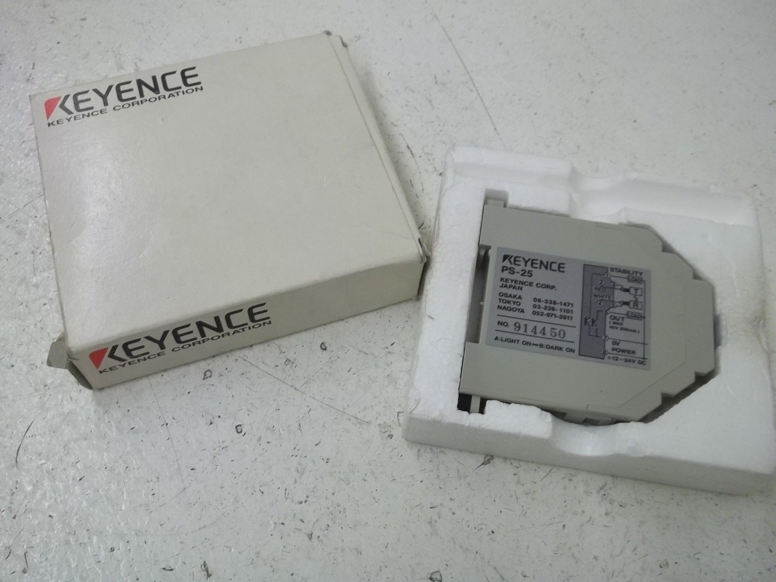 KEYENCE PS-25 12-24VDC NSMP