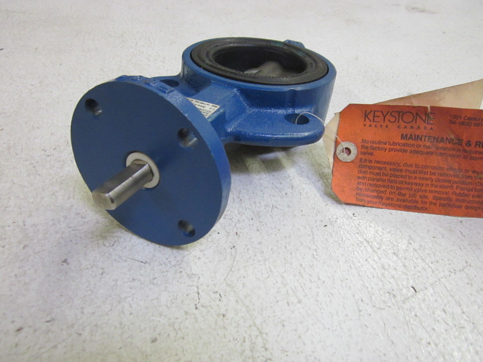 KEYSTONE VALVE 20084 FLANGED BUTTERFLY UNMP