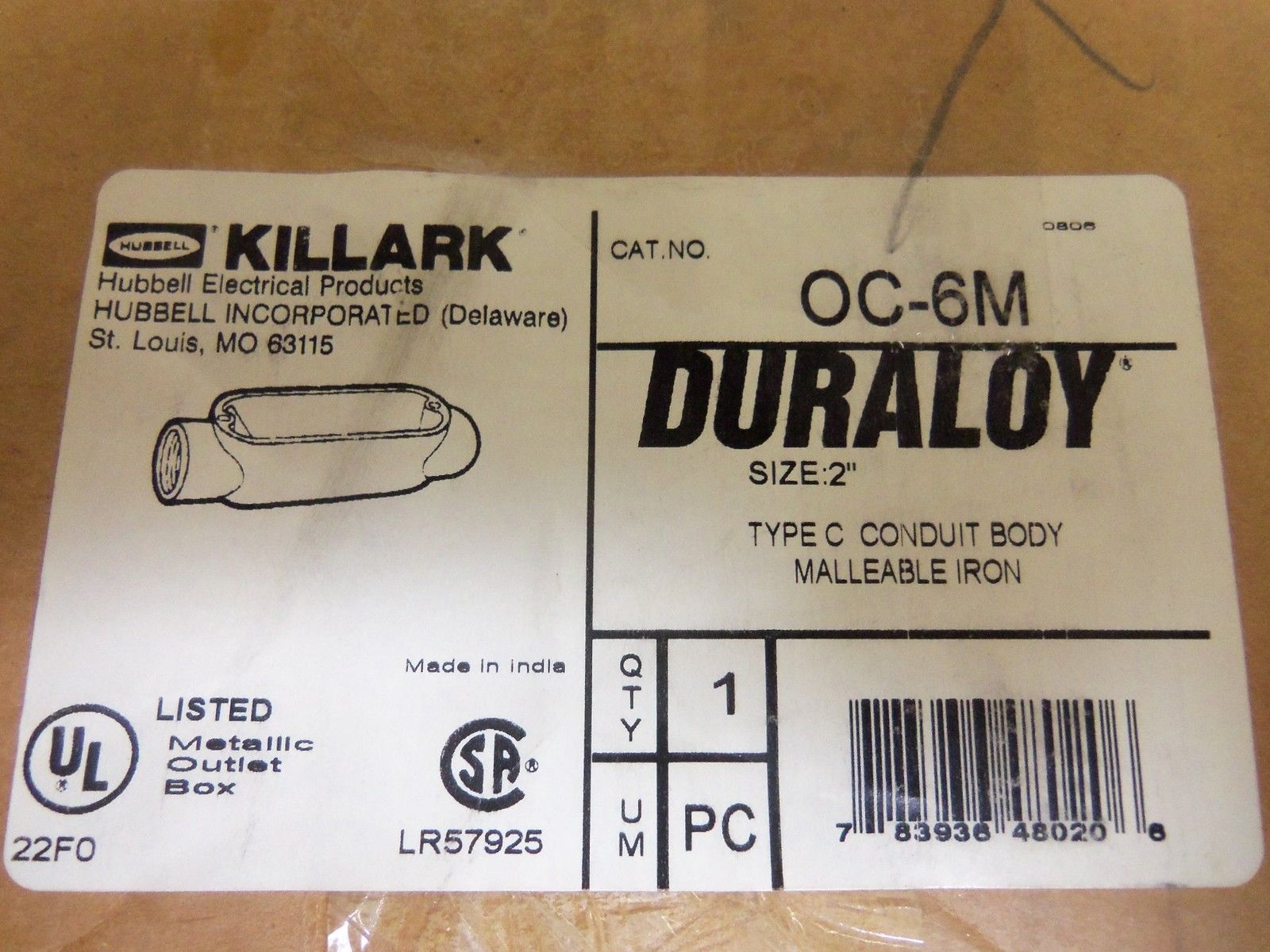 KILLARK OC-6M CONDUIT NSMP
