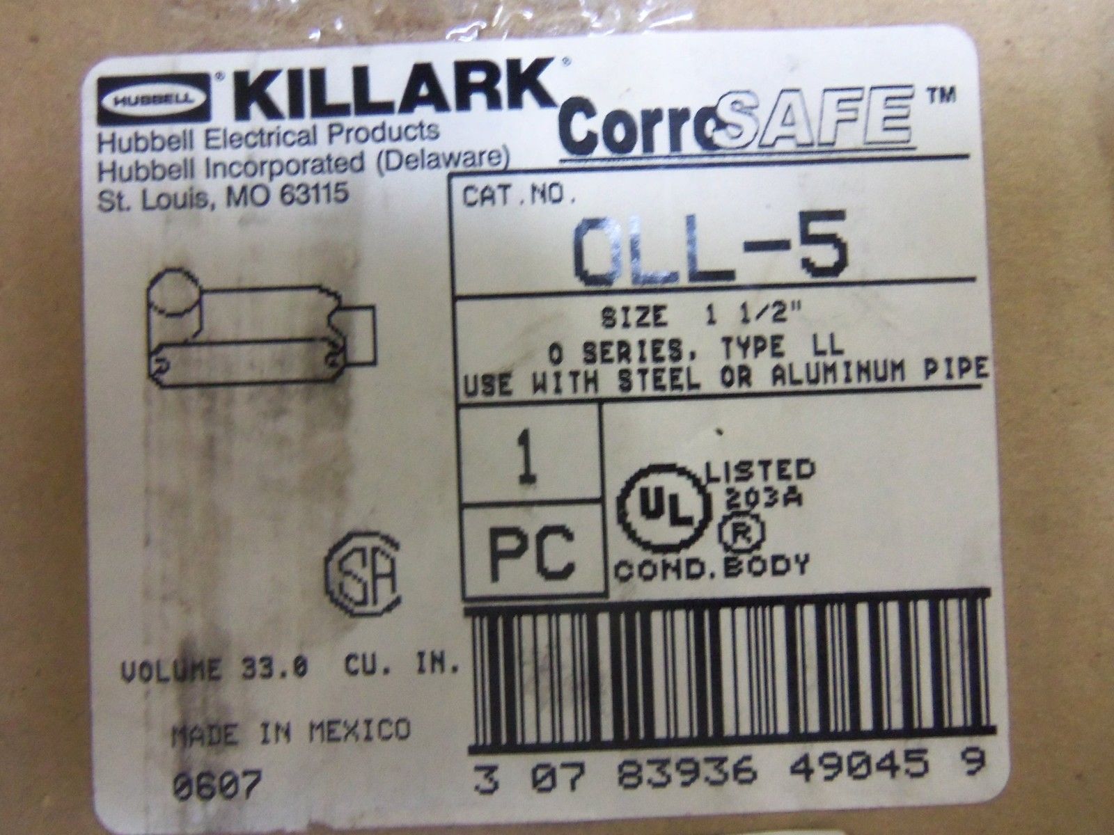 KILLARK OLL-5 CONDUIT NSMP