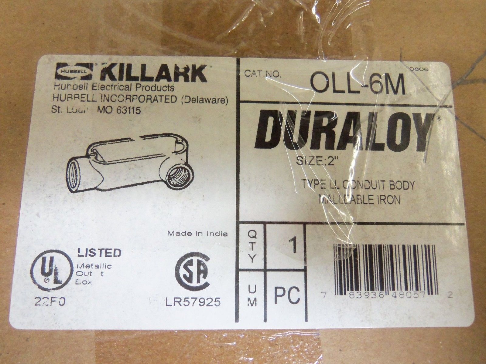 KILLARK OLL-6M CONDUIT NSMP