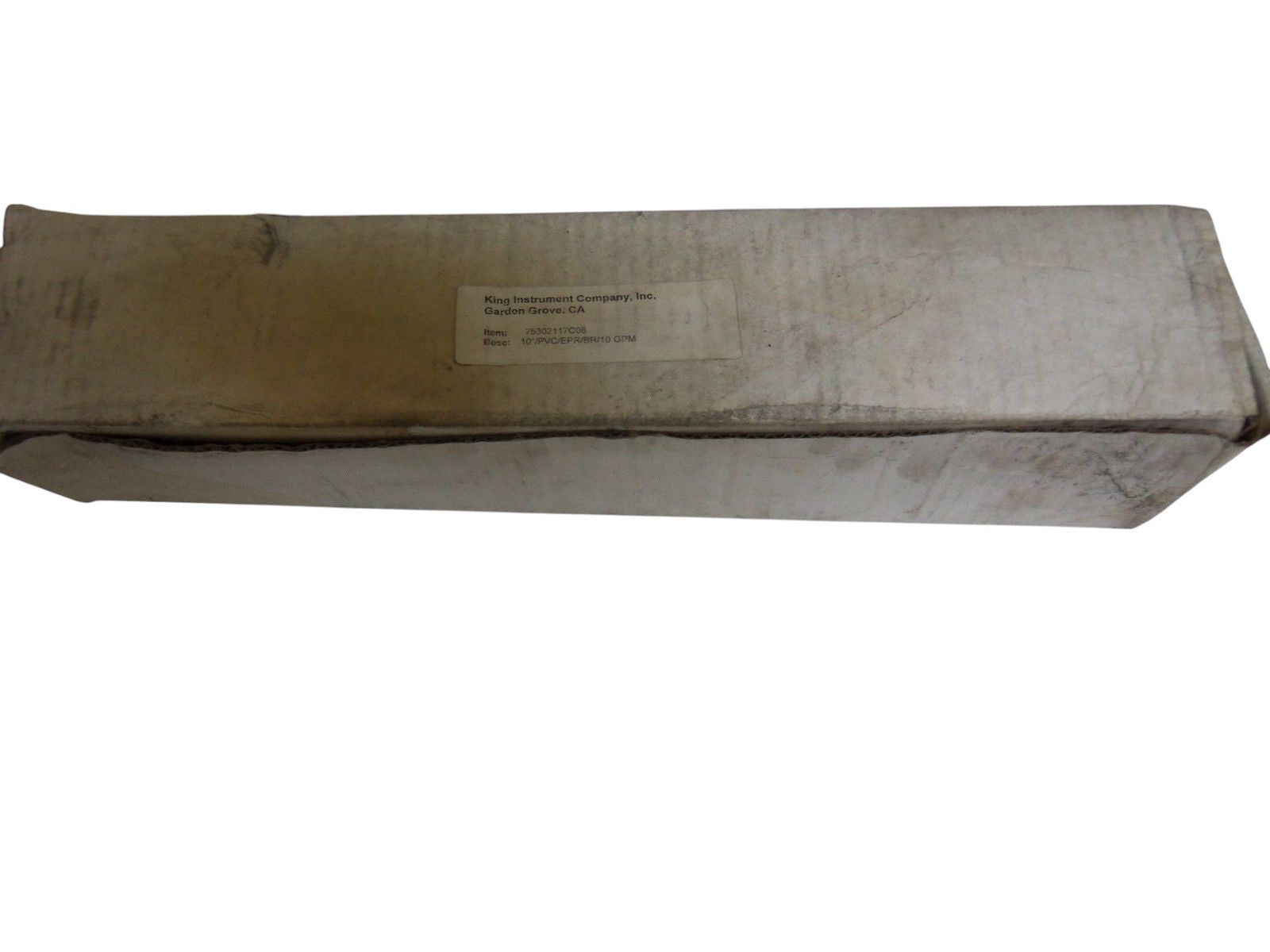 KING INSTRUMENTS 75302117C08 FLOWMETER 10" SCALE NSMP