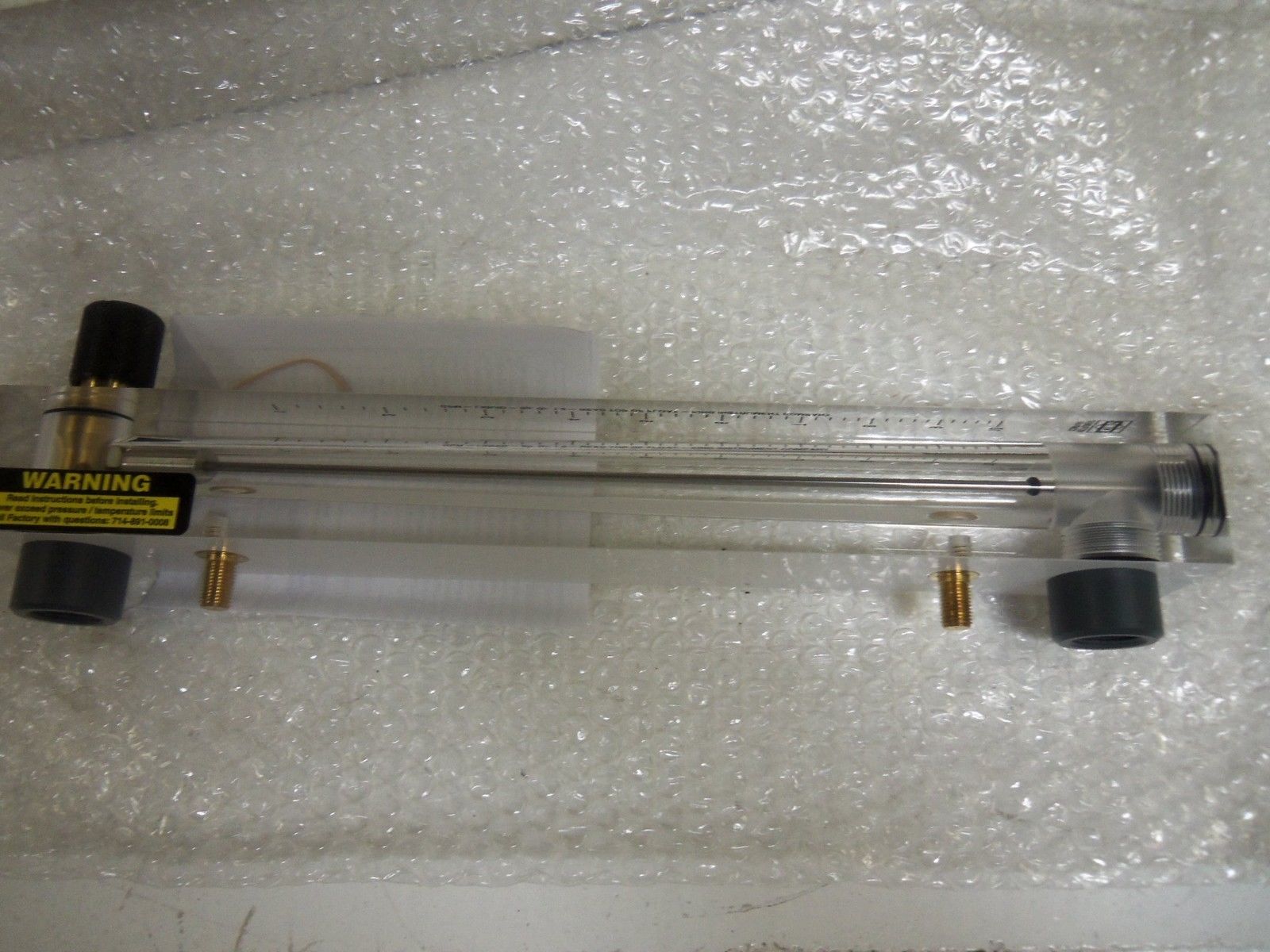 KING INSTRUMENTS 75302117C08 FLOWMETER 10" SCALE NSMP