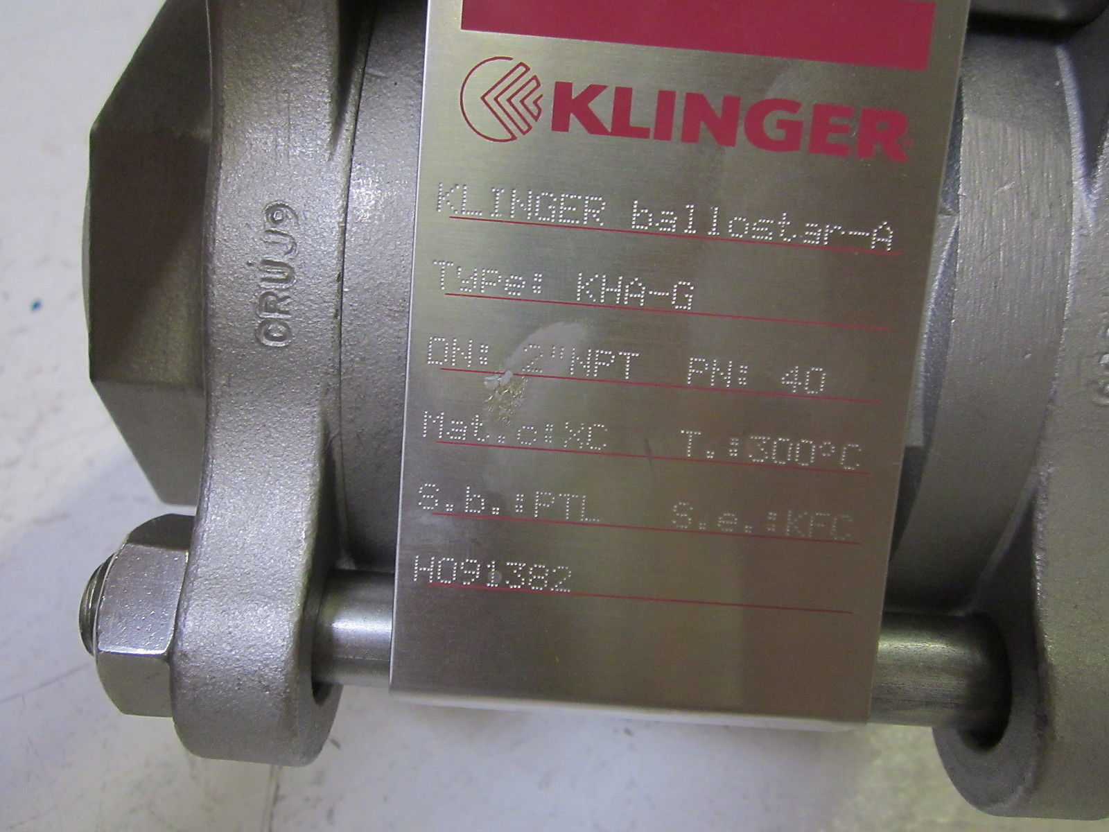 KLINGER KHA-G 2" NPT UNMP
