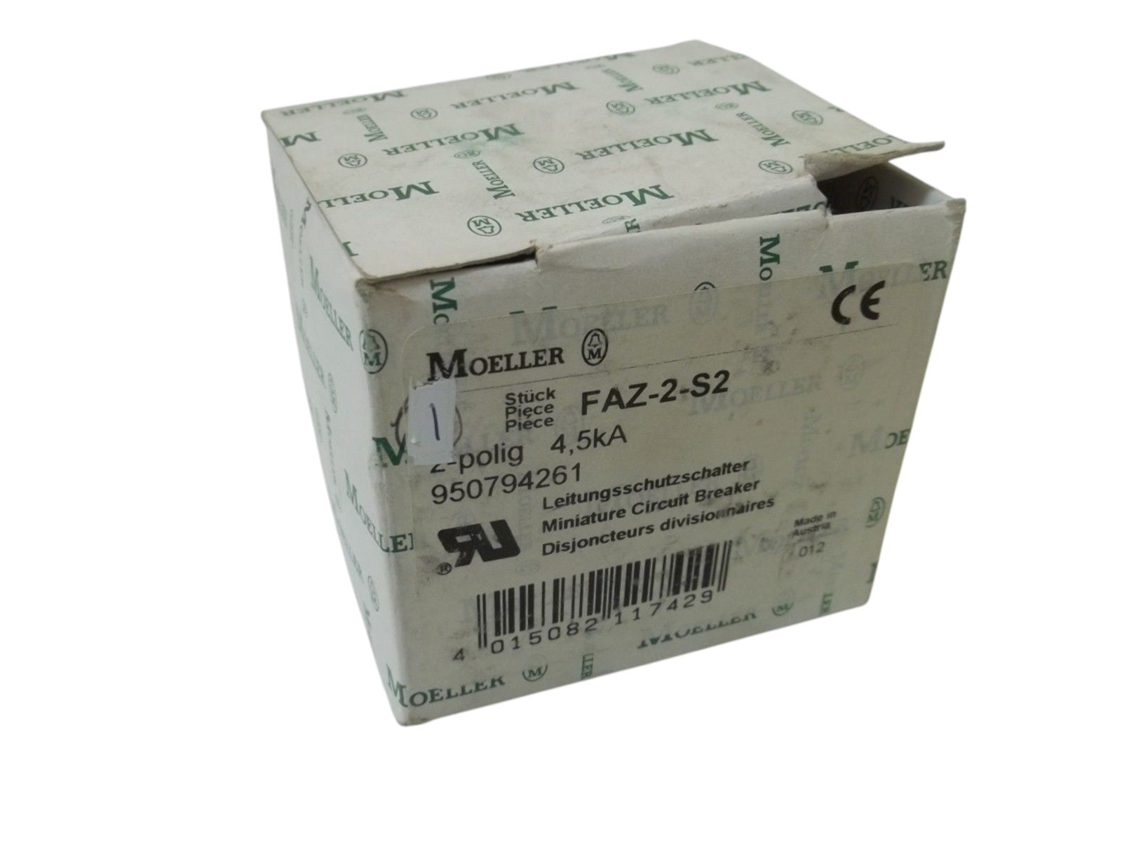 KLOCKNER-MOELLER FAZ-2-S2 CIRCUIT BREAKER NSMP