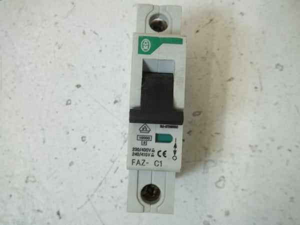KLOCKNER-MOELLER FAZ-C1 CIRCUIT BREAKER UNMP