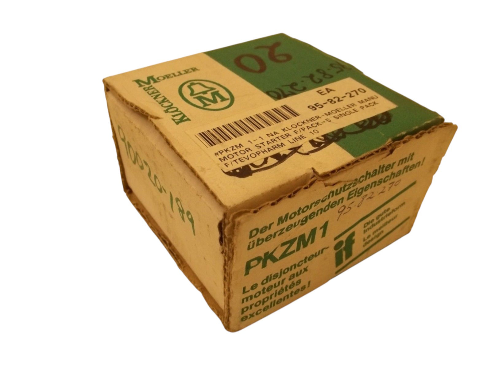 KLOCKNER-MOELLER PKZM 1-1,0 MANUAL MOTOR STARTER NSMP