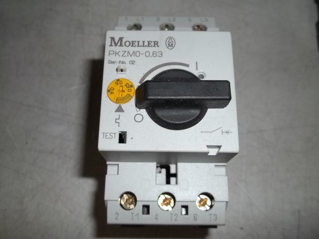 KLOCKNER MOELLER PKZM0-0,63 MANUAL MOTOR STARTER 0.4-0.63A *NEW NO BOX*