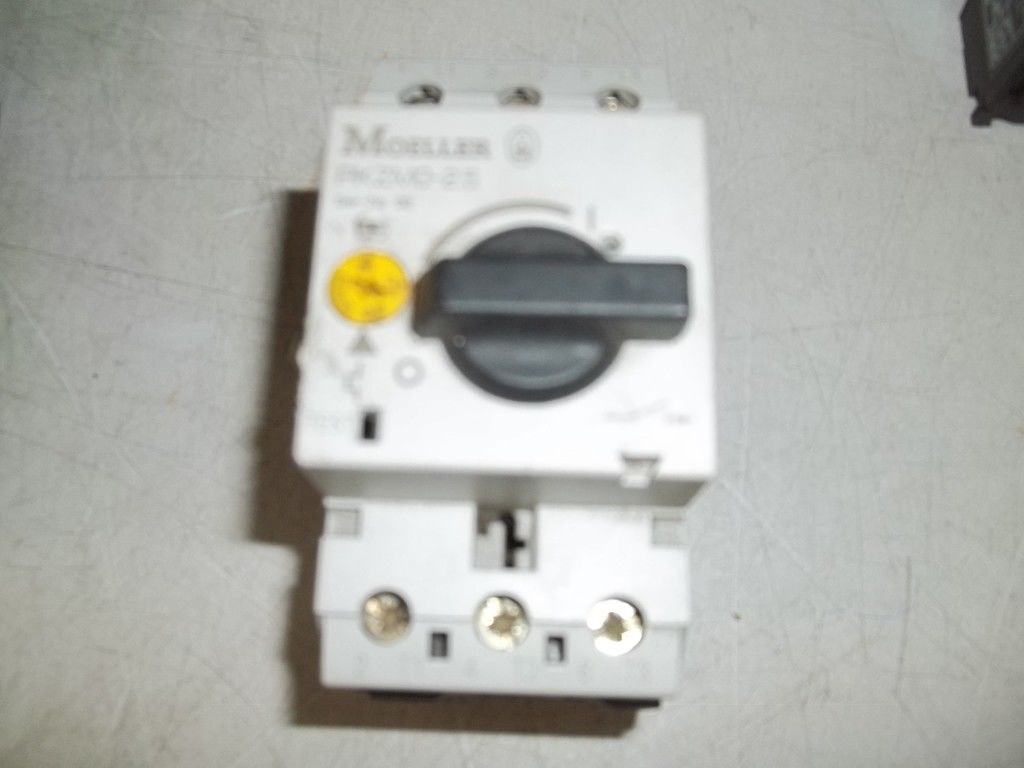 KLOCKNER MOELLER PKZM0-2,5 MANUAL MOTOR STARTER 1.6-2.5A *USED*