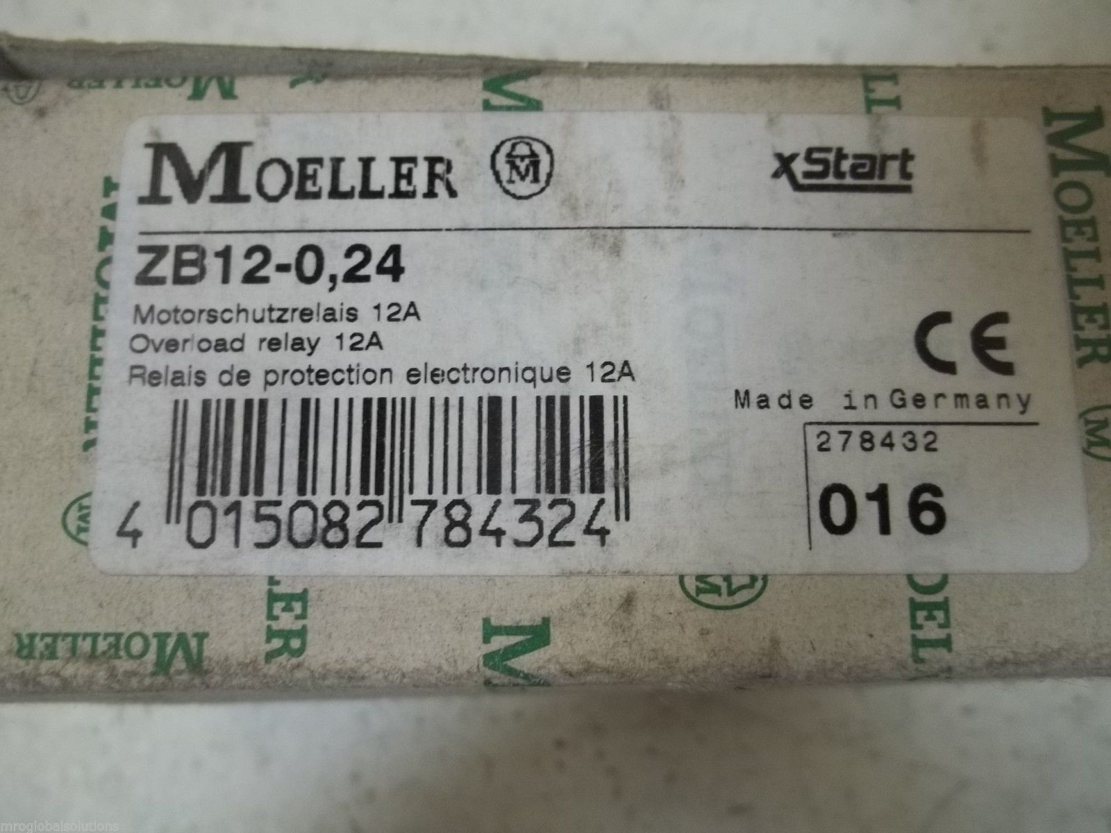 KLOCKNER MOELLER ZB12-0,24 *NEW*