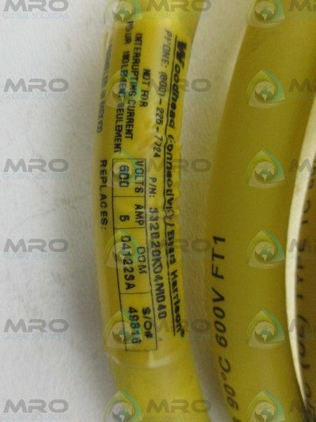 DANIEL WOODHEAD 332020K04M040 CABLE *NEW NO BOX*