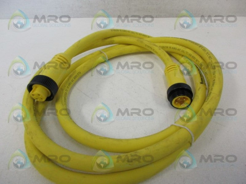DANIEL WOODHEAD 114030K12M020 4P MALE/FEMALE STRAIGHT *NEW NO BOX*