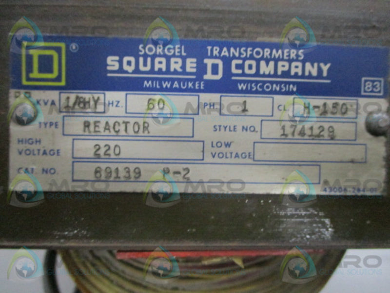 SQUARE D 17129 TRANSFORMER  UNMP