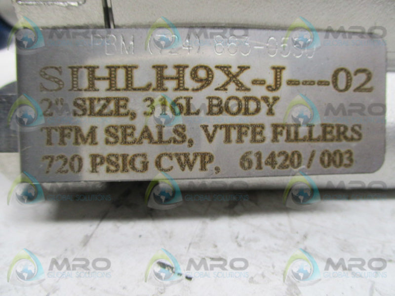 PBM S1HLH9X-J-02 2" BALLVALVE (AS PICTURED)  NSNP