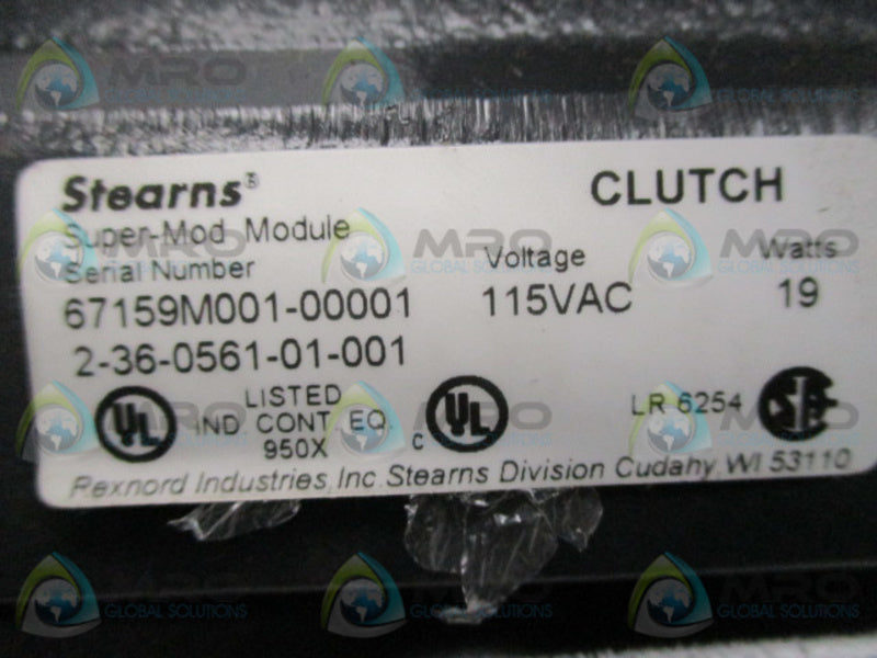 STEARNS 2-36-0561-01-001 CLUTCH  NSNP