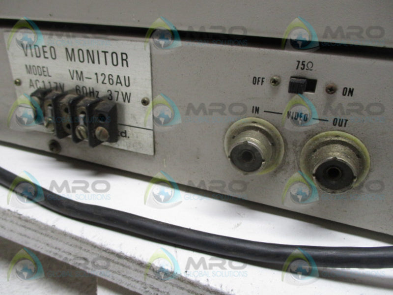 HITACHI VM-126AU VIDEO MONITOR  UNMP