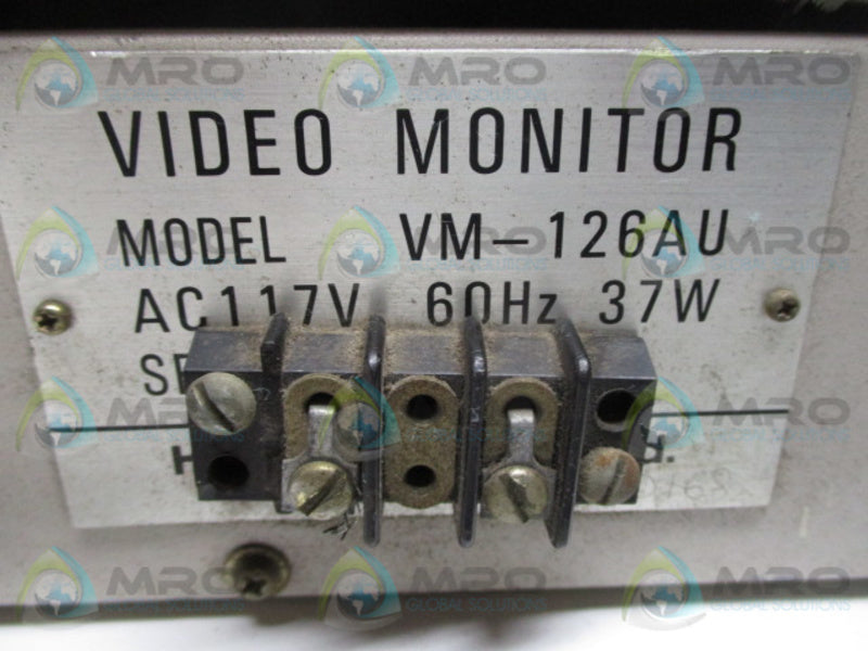 HITACHI VM-126AU VIDEO MONITOR  UNMP