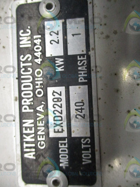 AITKEN EXD2202 ELECTRIC HEATER  NSNP