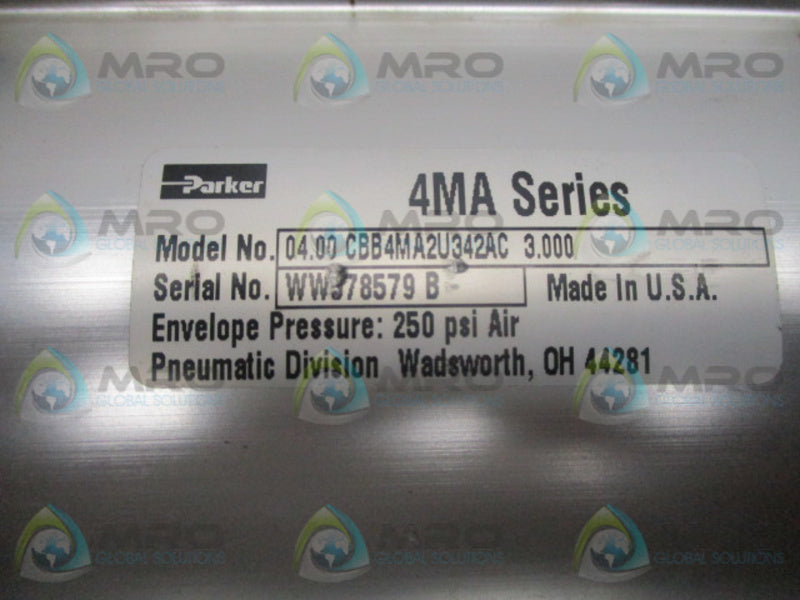 PARKER 04.00CBB4MA2U342AC3.000 CYLINDER  NSNP