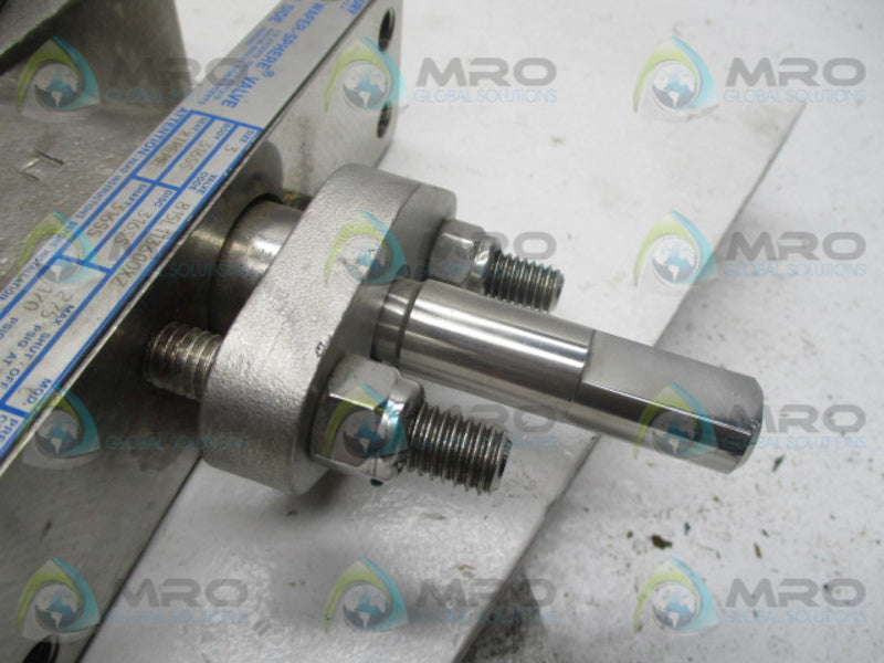 JAMESBURY 815LL113600XZ WAFER-SPHERE VALVE 3" NSNP