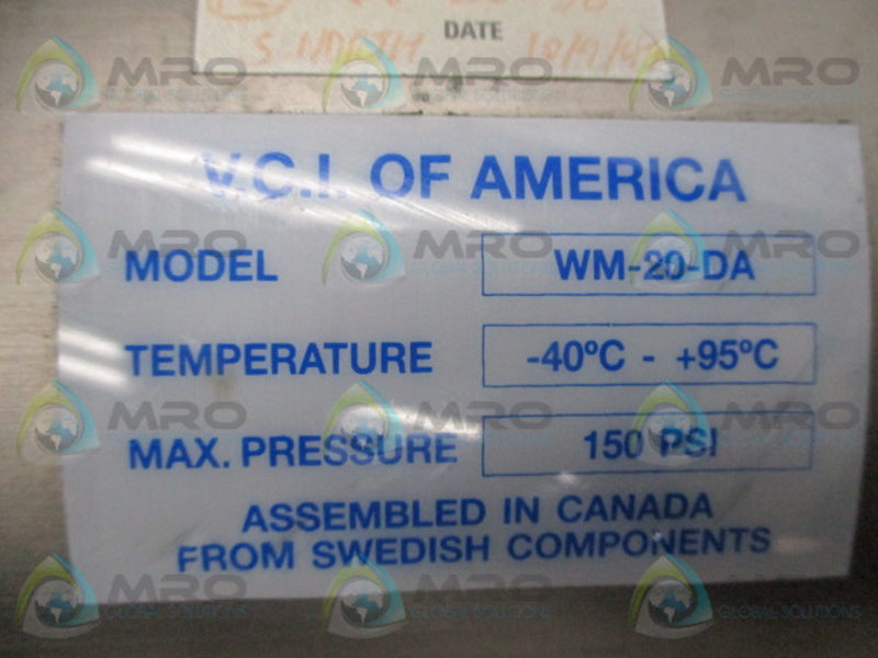 V.C.I WM-20-DA ACTUATOR  UNMP