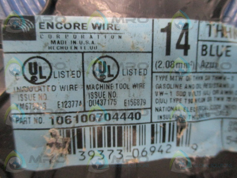 ENCORE WIRE 106100704440 WIRE 500'  NSNP