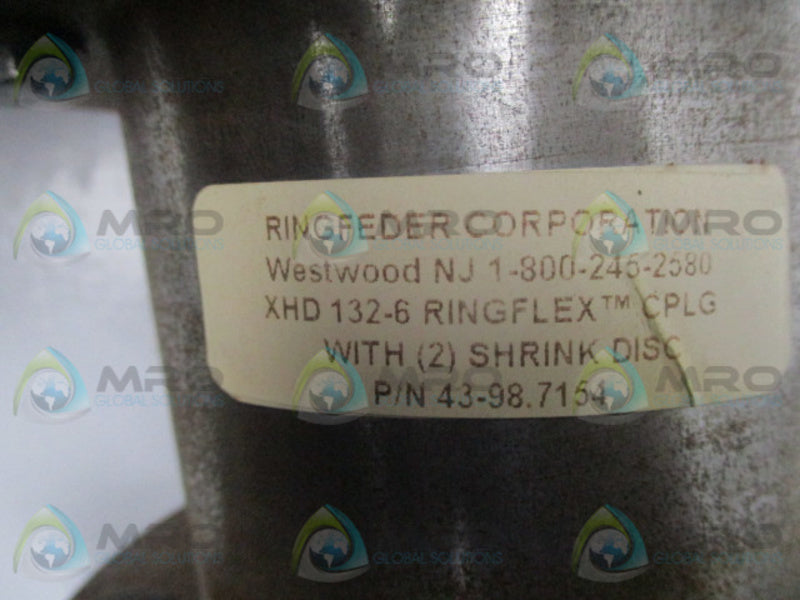 RINGFEDER XHD132-6 LOCKING ASSEMBLY (AS PICTURED)  NSNP