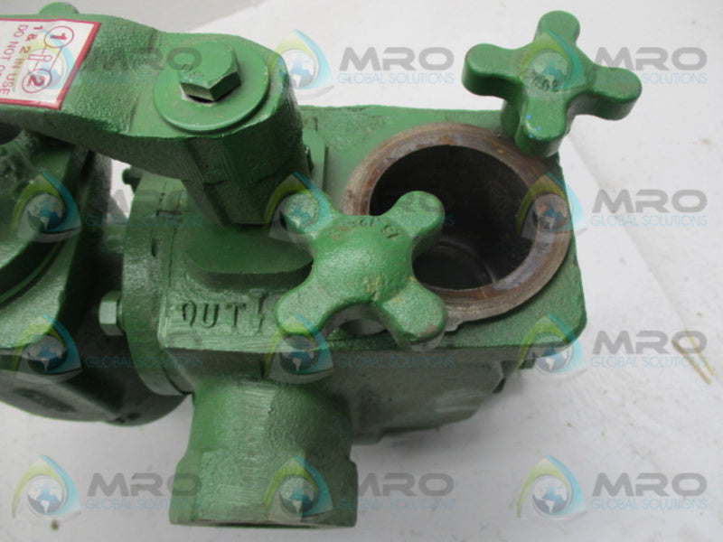 MUELLER 791-SAM DUPLEX STRAINER VALVE 1"  UNMP