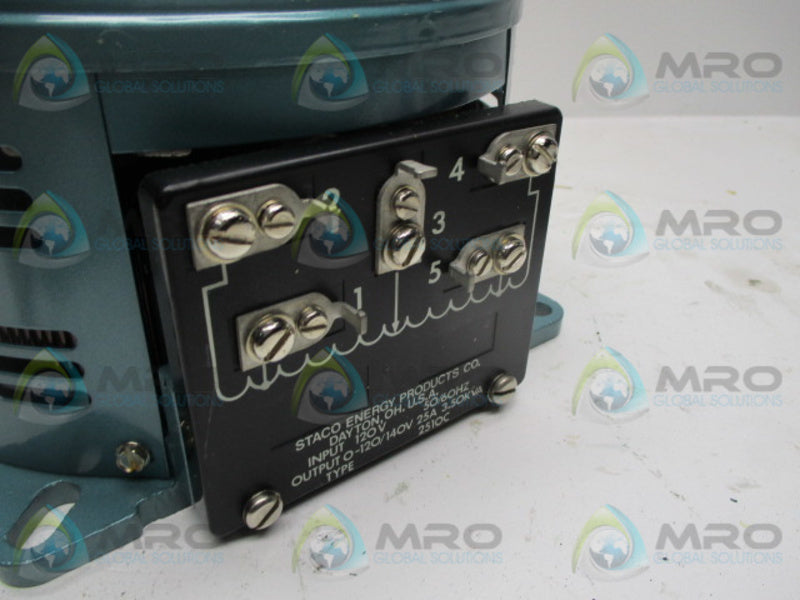 STACO 2510C TRANSFORMER  NSNP