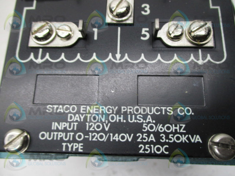 STACO 2510C TRANSFORMER  NSNP