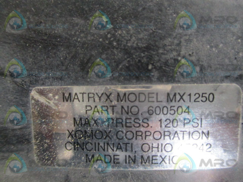 MATRYX MX1250 PNEUMATIC AIR ROTARY VANE ACTUATOR  UNMP