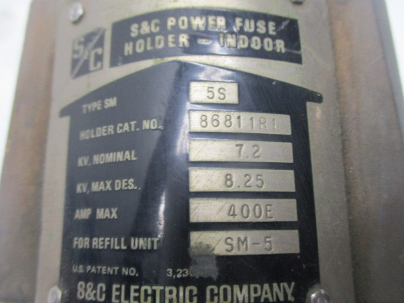 S&C SM-5S POWER FUSE HOLDER  UNMP