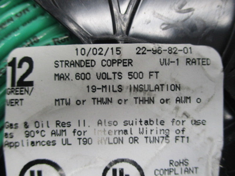 SOUTHWIRE 22-96-82-01 WIRE 500'  NSNP