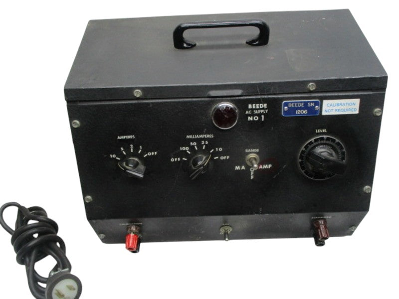 BEEDE NO 1 AC POWER SUPPLY  UNMP