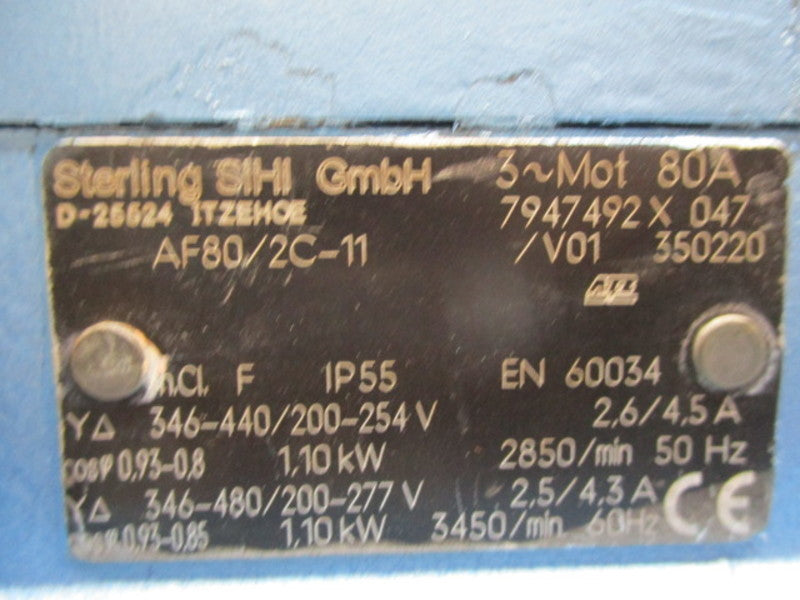 STERLING AF80/2C-11 MOTOR  UNMP