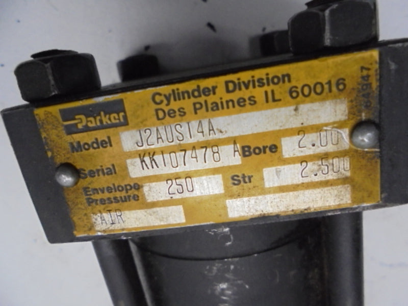 PARKER J2AUS14A PNEUMATIC CYLINDER  UNMP