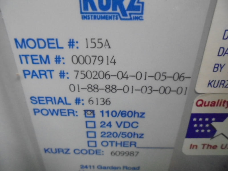 KURZ 155A750206-04-01-05-06-01-88-88-01-03-00-01 UNMP