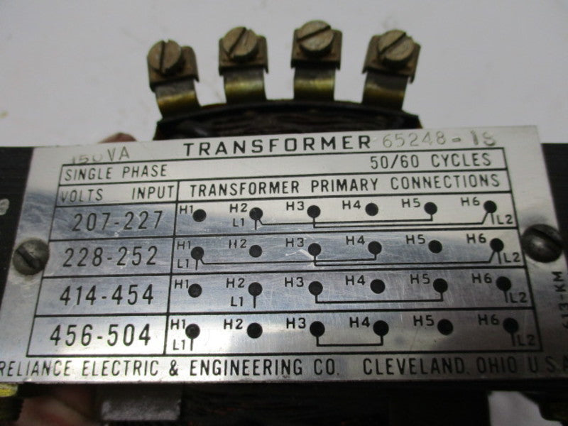 RELIANCE ELECTRIC 65248-1S TRANSFORMER  UNMP
