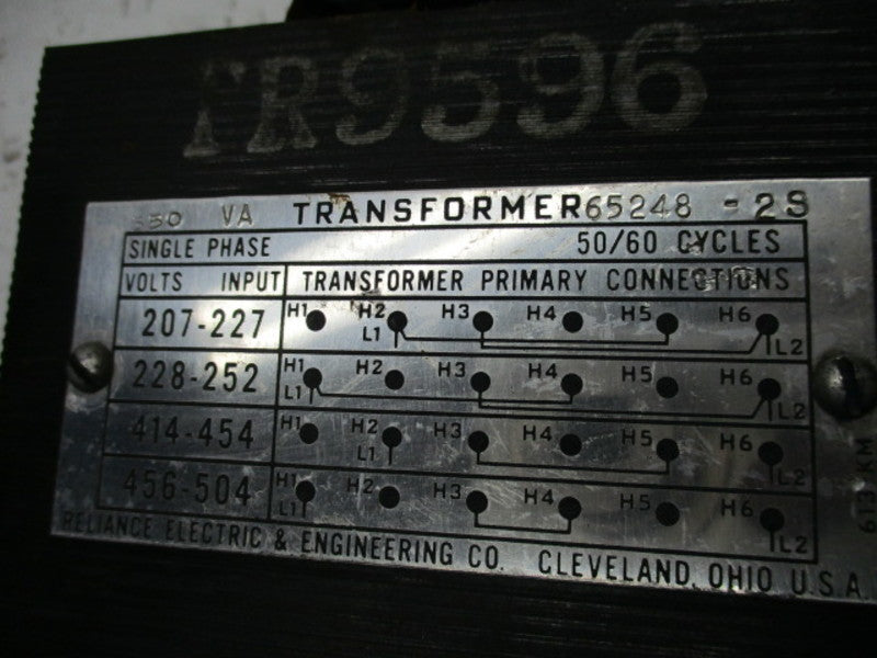 RELIANCE ELECTRC TR9596 65248-29 TRANSFORMER  UNMP