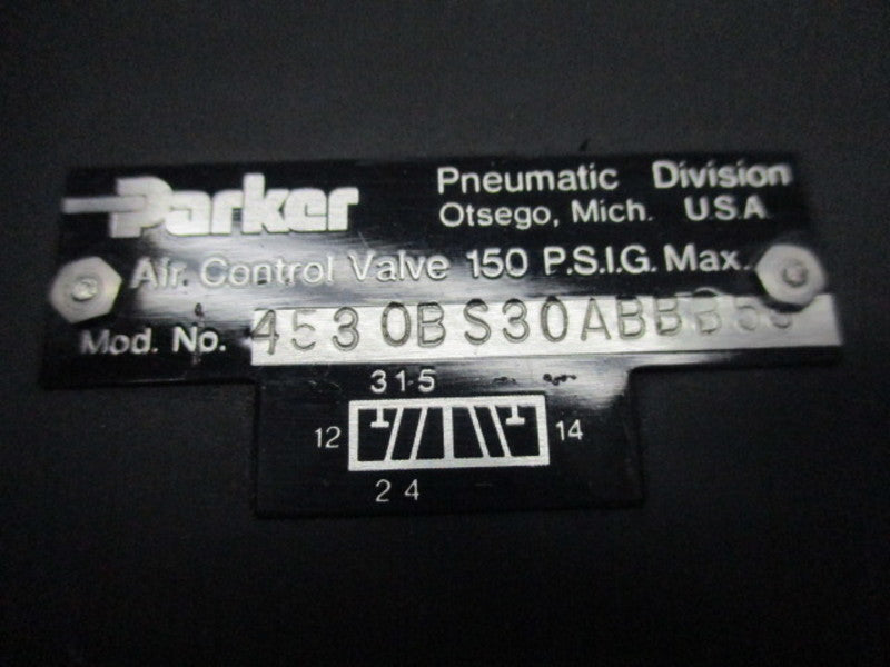 PARKER 4530BS30ABBB53 AIR CONTROL VALVE  UNMP