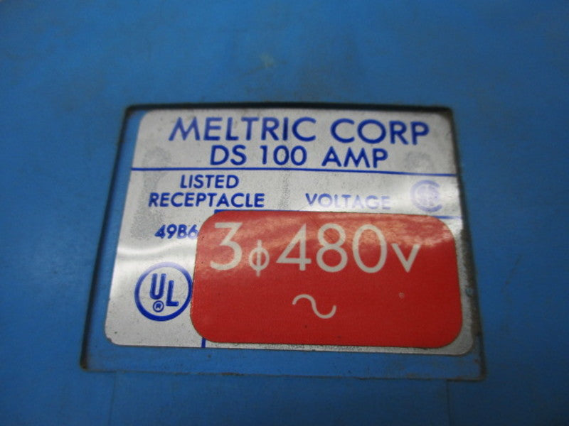 MELTRIC 33-94143 RECEPTACLE ACCESSORY DS100AMP 3PH 600V  NSNP