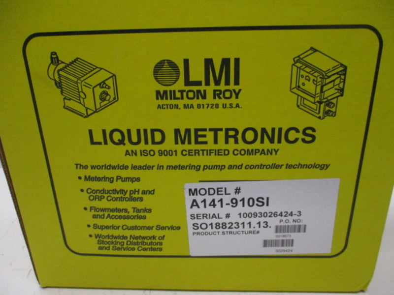 LMI AA141-910SI ELECTROMAGNETIC DOSING PUMP 110-120V  NSMP