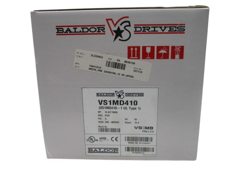 BALDOR VS1MD410 AC DRIVE 460V 10HP  NSMP