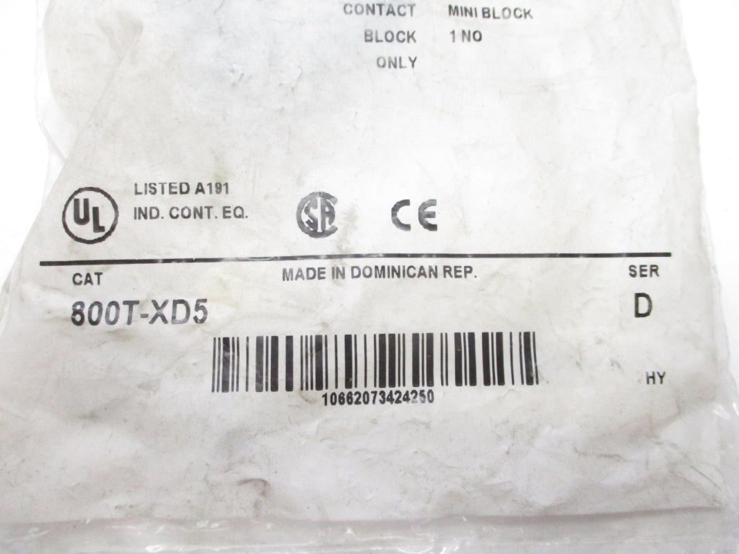INDUSTRIAL SPARE PART 800T-XD5 SER. D NSMP