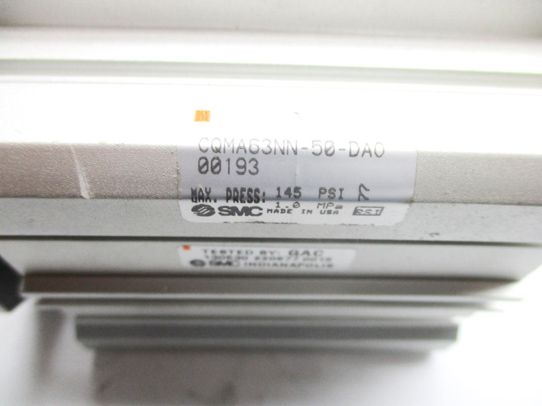 SMC CQMA63NN-50-DAO 145PSI UNMP