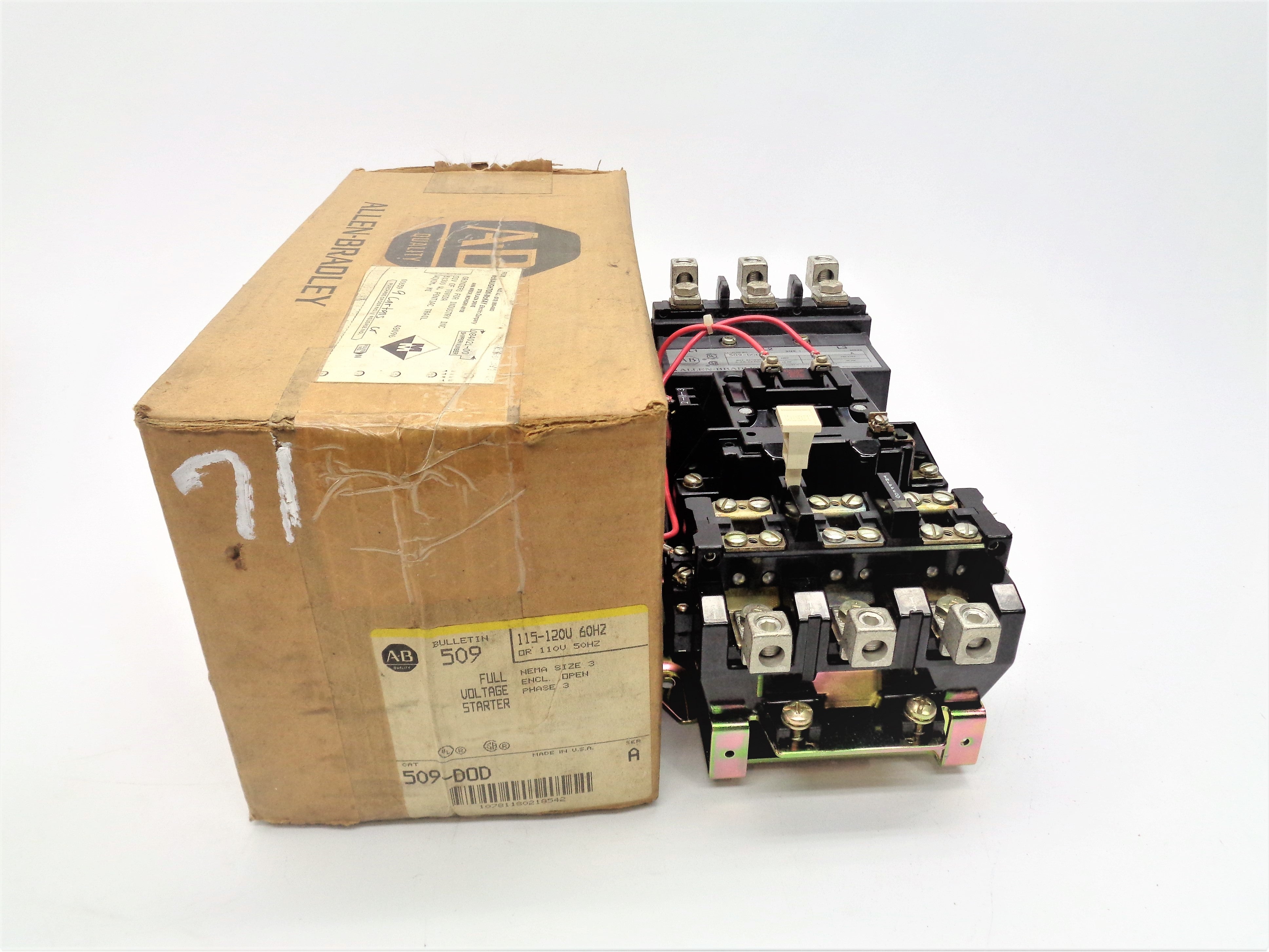 ALLEN BRADLEY 509-DOD SER. A (BR/YL) NSMP
