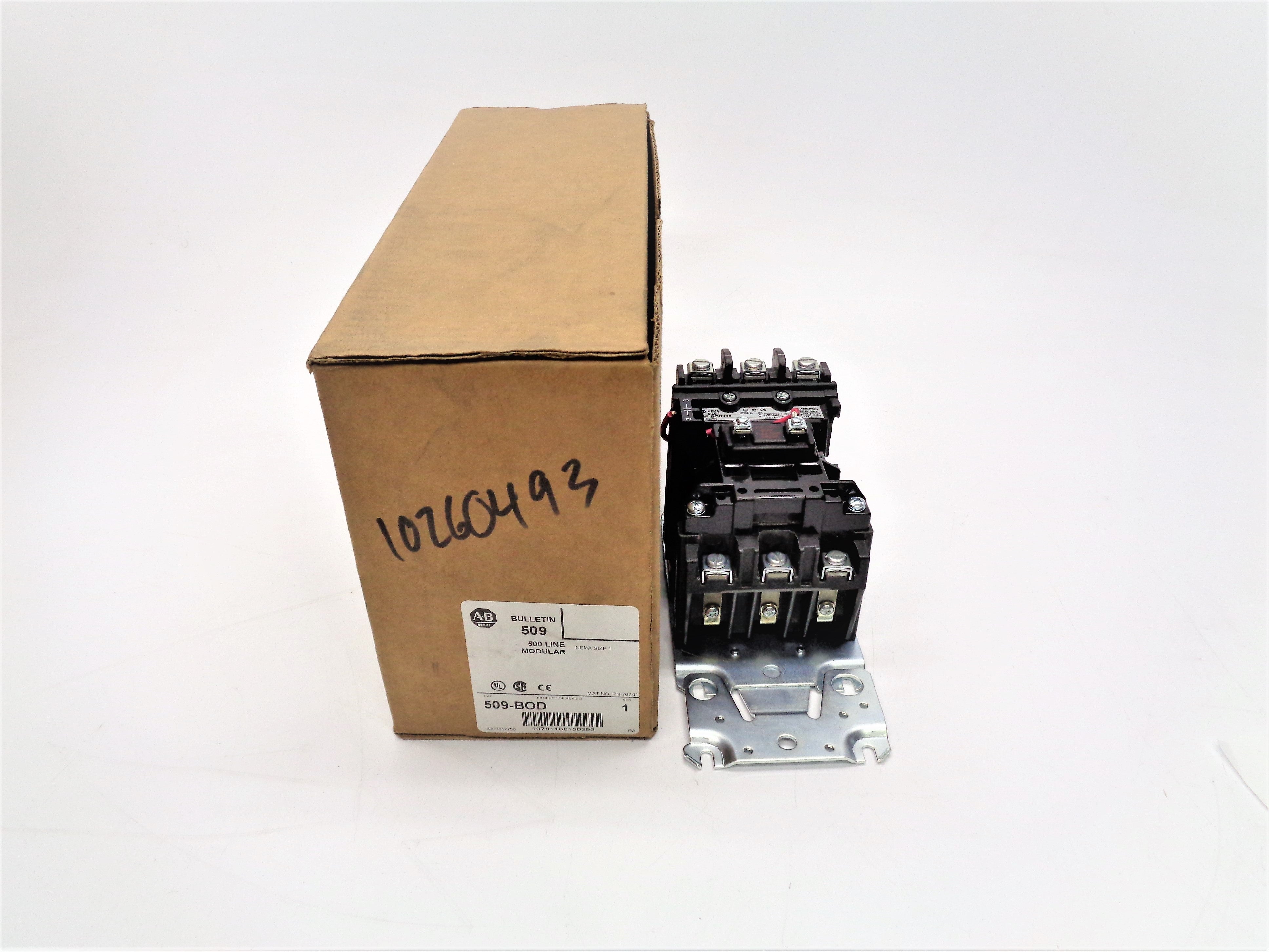 ALLEN BRADLEY 509-BOD SER. 1 110/115-120V (AS PICTURED) (BR/WH) NSMP