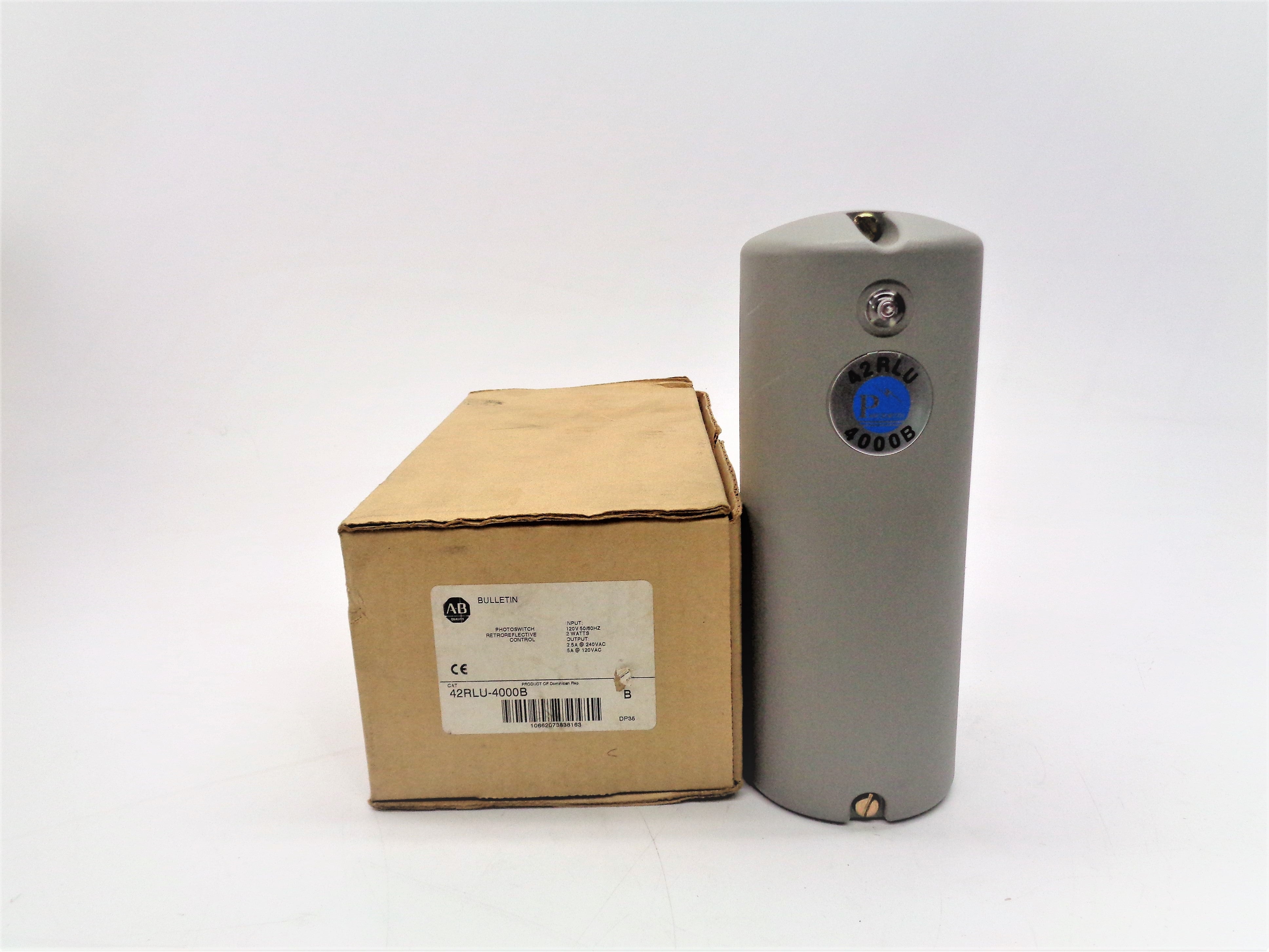 ALLEN BRADLEY 42RLU-4000B SER. B 120V 5A (BR/WH) NSMP